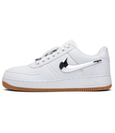Travis Scott x Nike Air Force 1 Low Zipper White Gum - 210