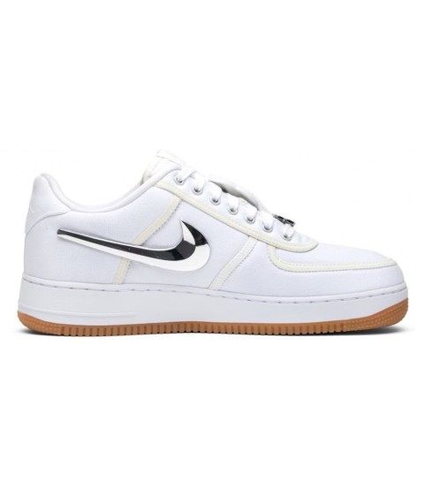 Travis Scott x Nike Air Force 1 Low Zipper White Gum - 210
