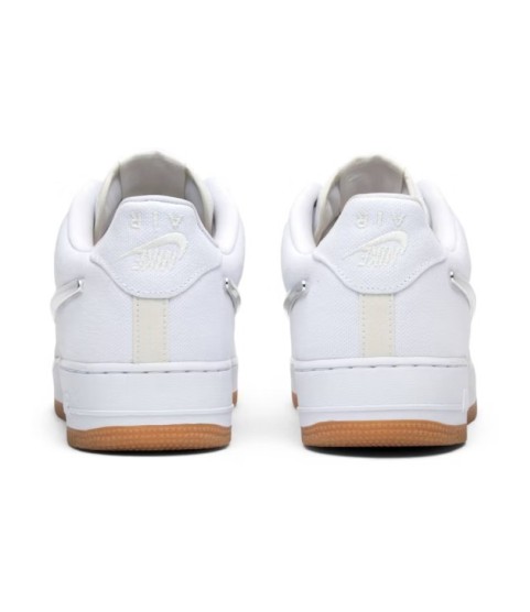 Travis Scott x Nike Air Force 1 Low Zipper White Gum - 210