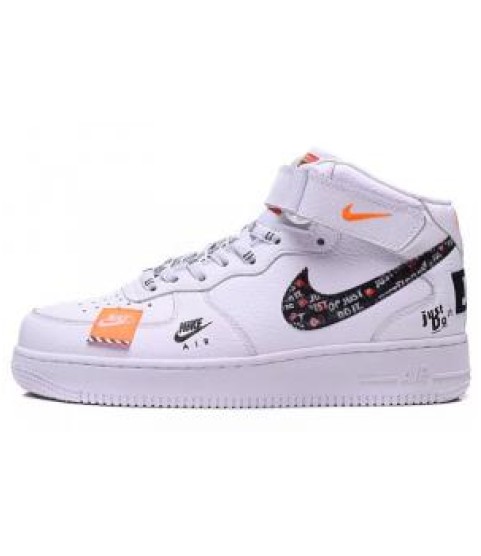 Nike кроссовки Air Force 1 Mid Just Do It White - 211
