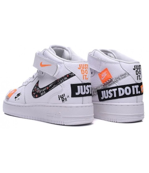 Nike кроссовки Air Force 1 Mid Just Do It White - 211