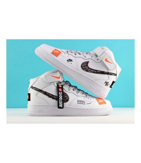 Nike кроссовки Air Force 1 Mid Just Do It White - 211