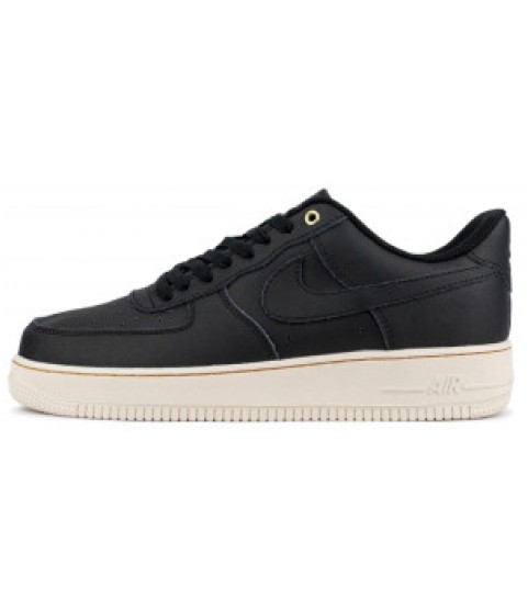 Nike Air Force 1 Low Black White Leather - 22