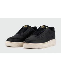 Nike Air Force 1 Low Black White Leather - 22