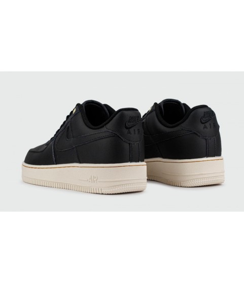 Nike Air Force 1 Low Black White Leather - 22