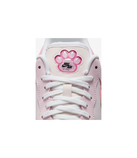 Nike Air Force 1 Paw Print White Pink - 227