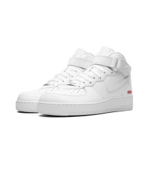 Кроссовки Nike Air Force 1 Mid Supreme Mini Box Logo White - 230