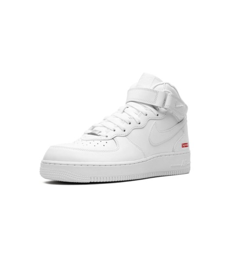 Кроссовки Nike Air Force 1 Mid Supreme Mini Box Logo White - 230