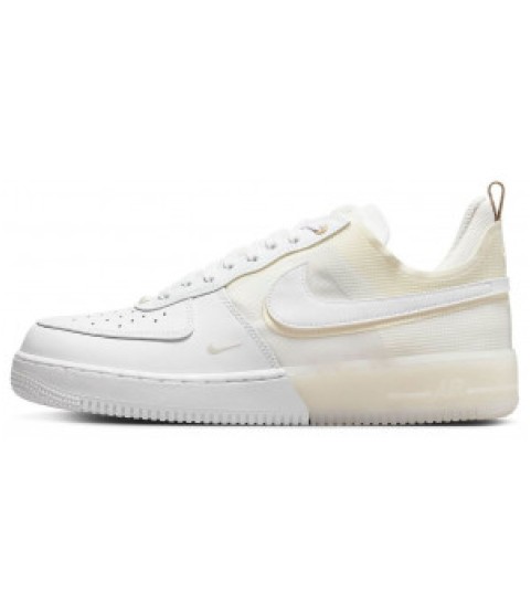 Nike Air Force 1 React White Beige - 234