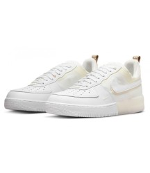 Nike Air Force 1 React White Beige - 234