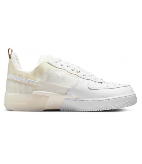 Nike Air Force 1 React White Beige - 234