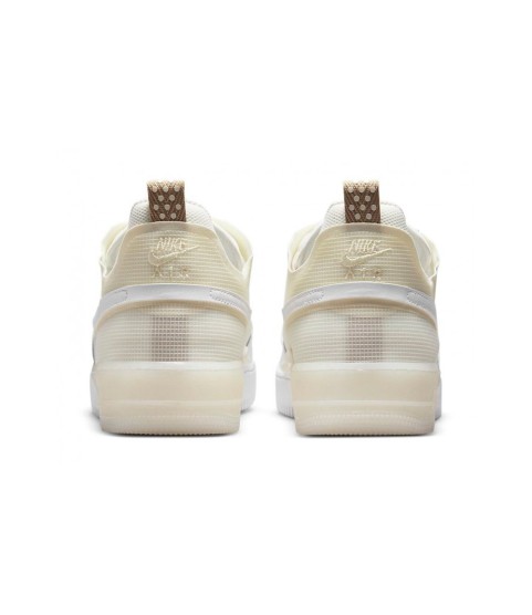Nike Air Force 1 React White Beige - 234