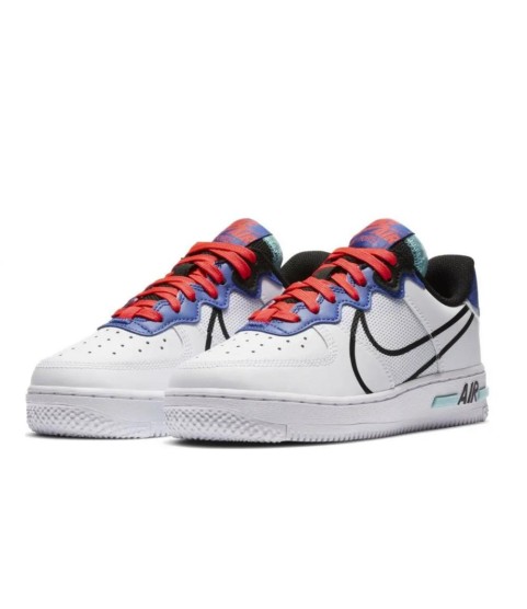 Кроссовки женские Nike Air Force 1 React GS белые - 244
