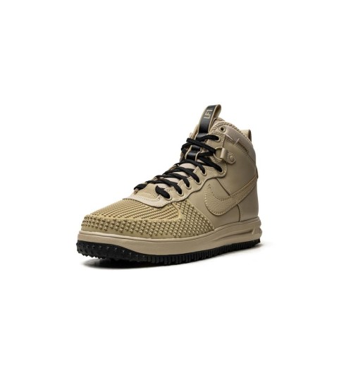 Мужские кроссовки Nike Air Force 1 Duckboot High PRM Tan Black - 255