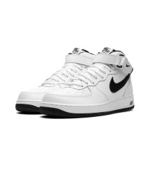 Кроссовки Nike Air Force 1 Mid White Black - 261