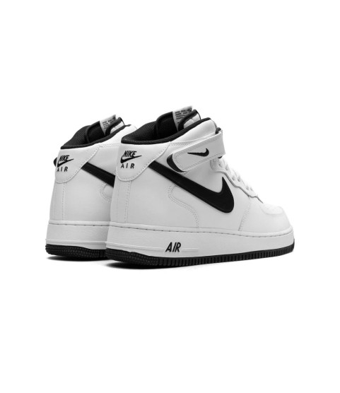 Кроссовки Nike Air Force 1 Mid White Black - 261