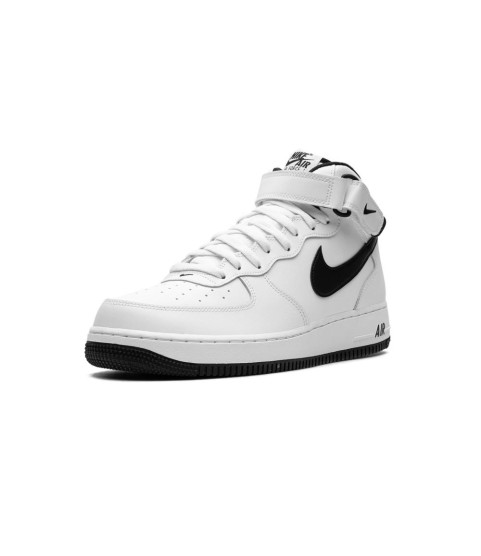 Кроссовки Nike Air Force 1 Mid White Black - 261