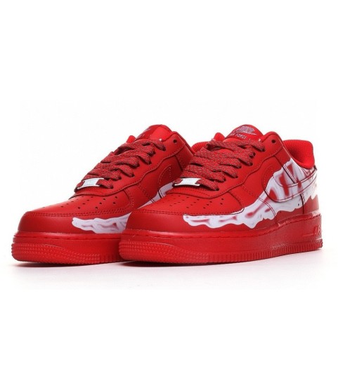 Nike Air Force 1 Low Skeleton Red - 262