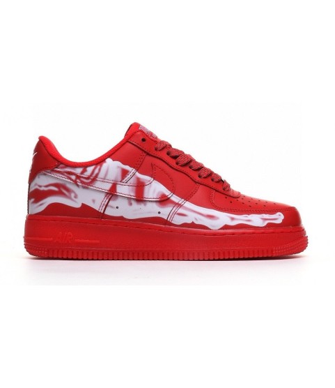 Nike Air Force 1 Low Skeleton Red - 262