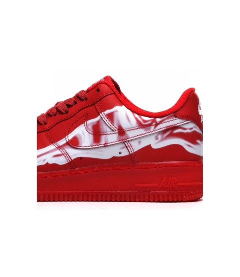 Nike Air Force 1 Low Skeleton Red - 262