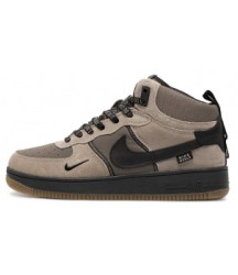 Nike Air Force 1 Mid Beige Black - 267