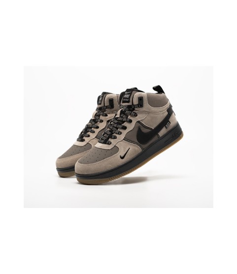 Nike Air Force 1 Mid Beige Black - 267