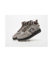 Nike Air Force 1 Mid Grey Brown Black - 268