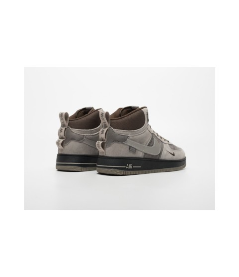 Nike Air Force 1 Mid Grey Brown Black - 268