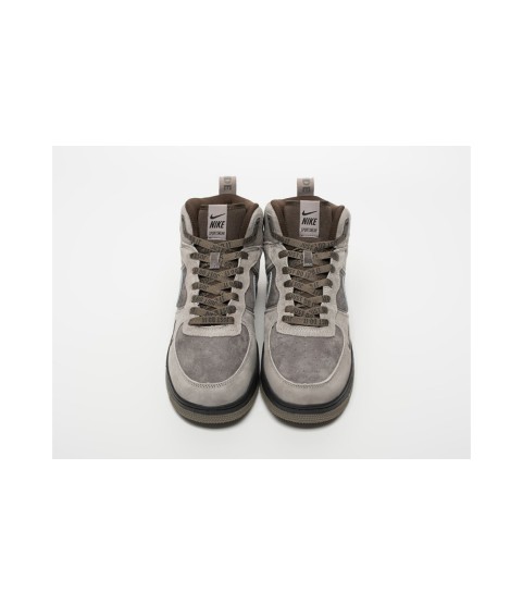 Nike Air Force 1 Mid Grey Brown Black - 268