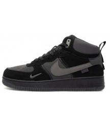 Nike Air Force 1 Mid Grey Black - 269