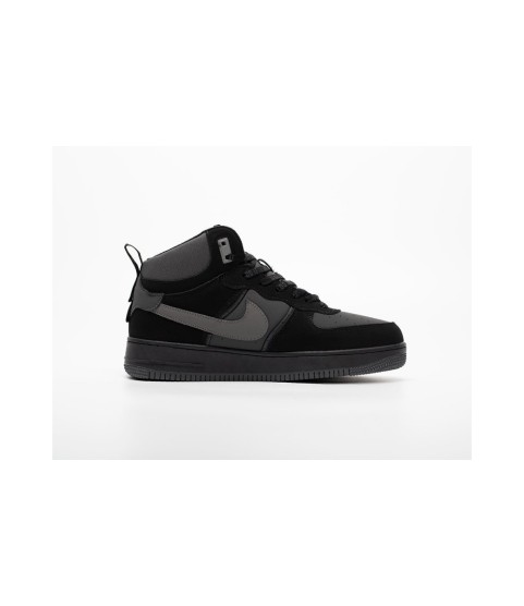 Nike Air Force 1 Mid Grey Black - 269