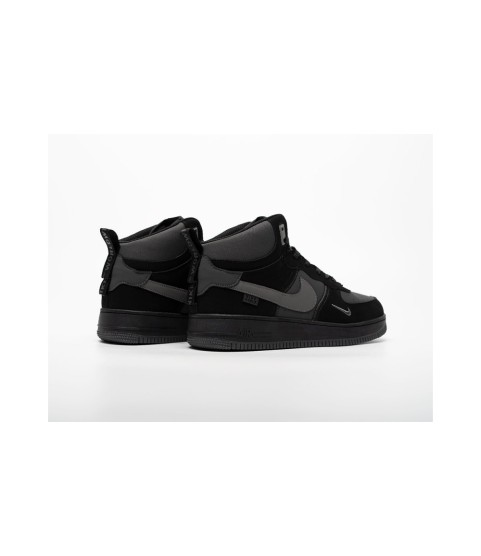 Nike Air Force 1 Mid Grey Black - 269