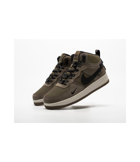 Nike Air Force 1 Mid Brown Green Black - 270