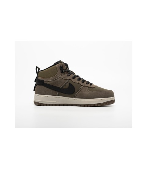 Nike Air Force 1 Mid Brown Green Black - 270