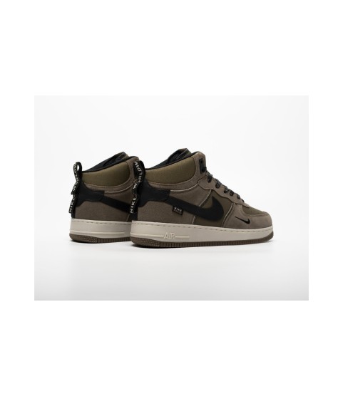 Nike Air Force 1 Mid Brown Green Black - 270