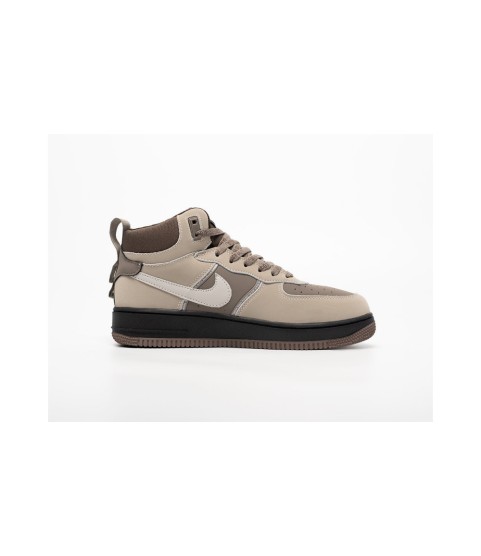 Nike Air Force 1 Mid Beige Brown Black - 273