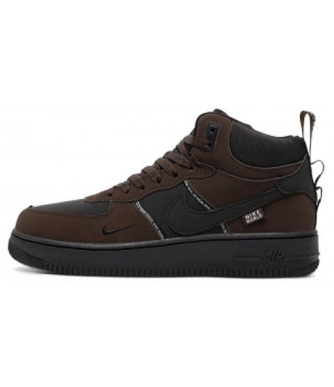 Nike Air Force 1 Mid Dark Brown Black - 274