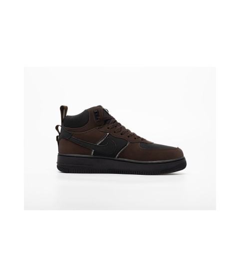Nike Air Force 1 Mid Dark Brown Black - 274