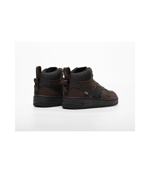 Nike Air Force 1 Mid Dark Brown Black - 274