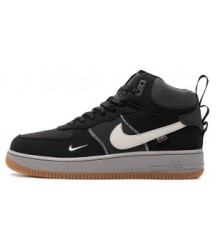 Nike Air Force 1 Mid Black White Grey - 276