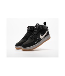 Nike Air Force 1 Mid Black White Grey - 276