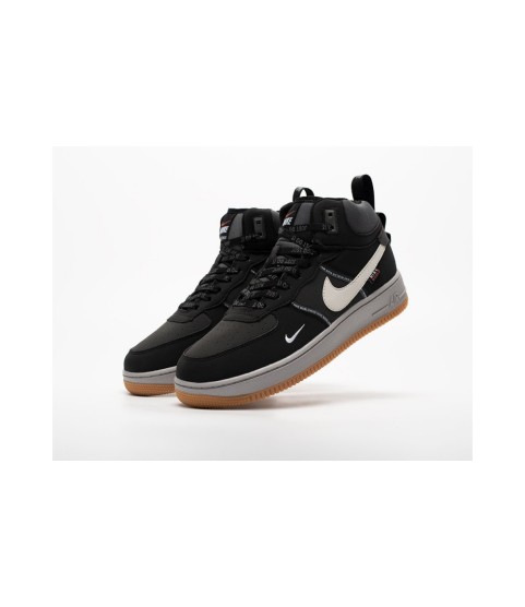 Nike Air Force 1 Mid Black White Grey - 276