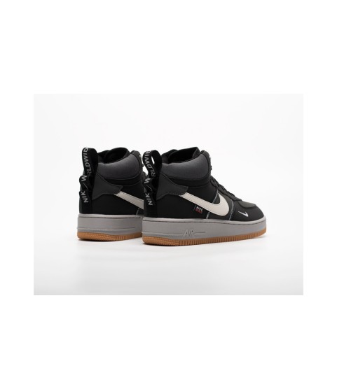 Nike Air Force 1 Mid Black White Grey - 276