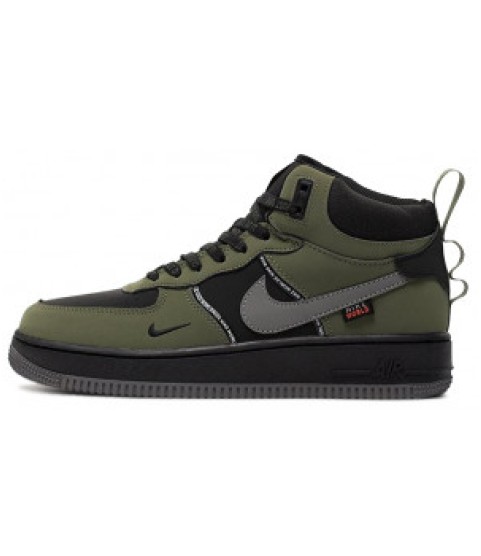 Nike Air Force 1 Mid Dark Green Black - 277