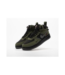 Nike Air Force 1 Mid Dark Green Black - 277