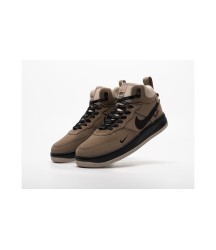 Nike Air Force 1 Mid Light Brown Black - 278