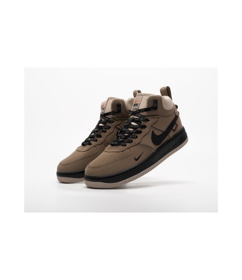 Nike Air Force 1 Mid Light Brown Black - 278