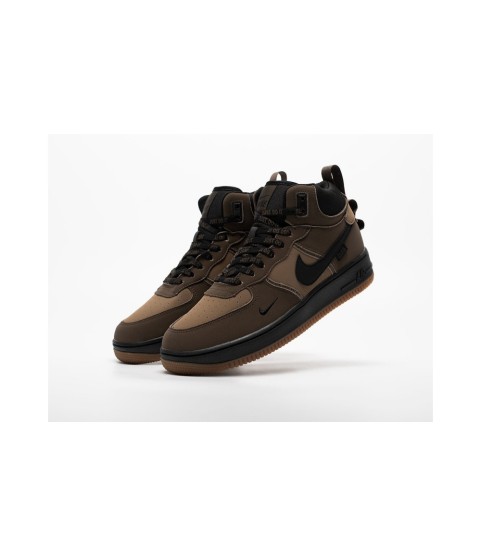 Nike Air Force 1 Mid Tan Brown Black - 280