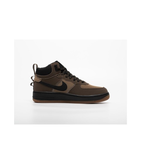 Nike Air Force 1 Mid Tan Brown Black - 280