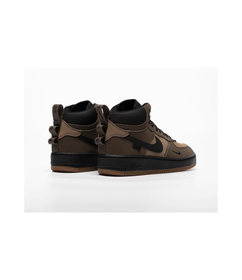 Nike Air Force 1 Mid Tan Brown Black - 280